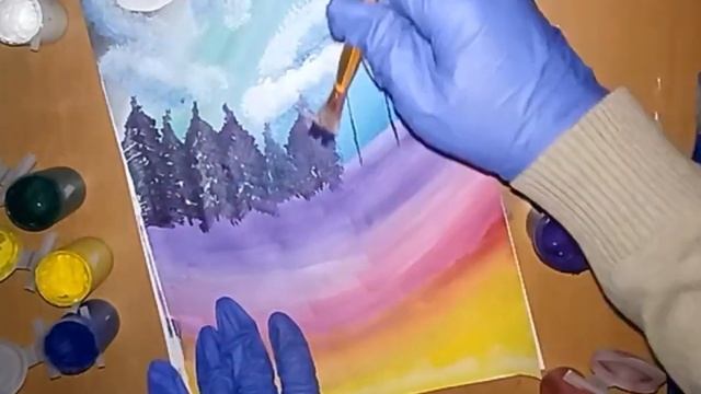 Рисунок сказочного леса смотреть онлайн