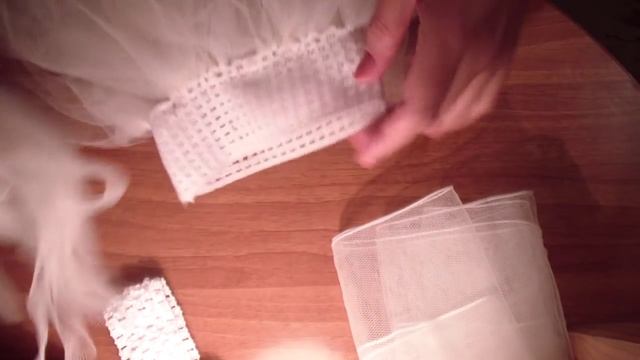 Юбка-пачка из резинки для волос и сетки смотреть онлайн