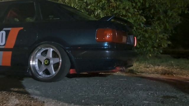 Exhaust Sound Audi 80 2.0 #popcorn (Long Version)