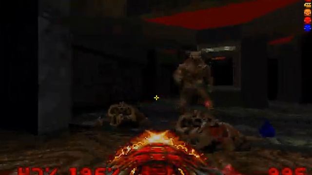 Dosbox. ACE Doom 64 for Doom 2 - Unmaker as extra weapon. смотреть онлайн