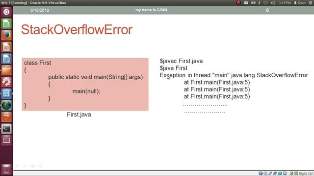Exception Handling in Java #17 | Readymade Exception Classes #2 | java.lang.StackOverflowError смотреть онлайн