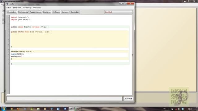 Java GUI Tutorial für Anfänger deutsch / AWT &. Swing #1 смотреть онлайн