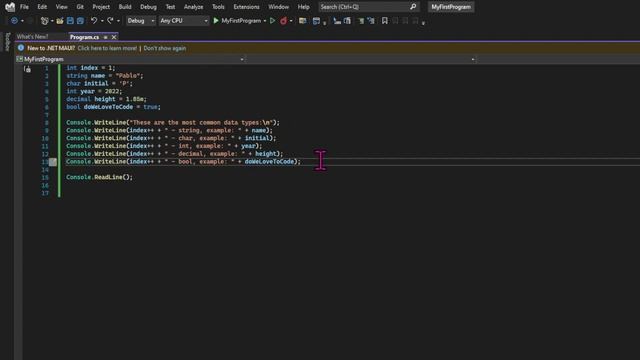 Escape Tutorial Hell: Learn C# Building a Math Game - Part 5 (Variables and String Interpolation) смотреть онлайн