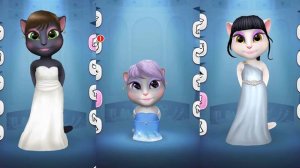 Моя говорящая Анджела Две сестрички и ее Малышка # 9 БАЛ и Новые украшения Анжела Мила Соня Мультик