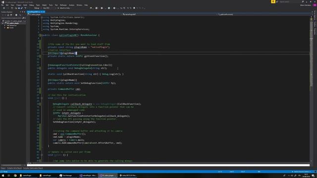 UNITY TUTORIAL: write native plugins in C++ смотреть онлайн
