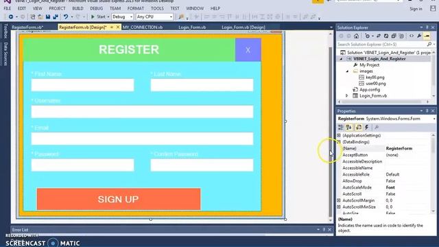 VB.Net - How To Create Login And Register Form With MySQL DataBase In VB.Net смотреть онлайн