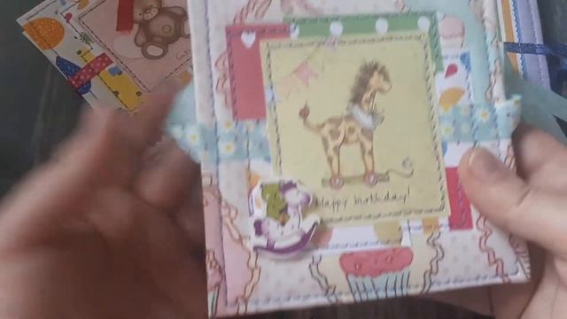 мини-альбомчики гармошка. Скрап запасы в дело!