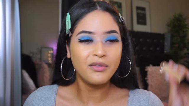 EASY BABY BLUE MATTE MAKEUP | NO FLASH BACK MAKEUP TUTORIAL | CHIT CHAT GRWM (Spring Makeup) 🦋 смотреть онлайн