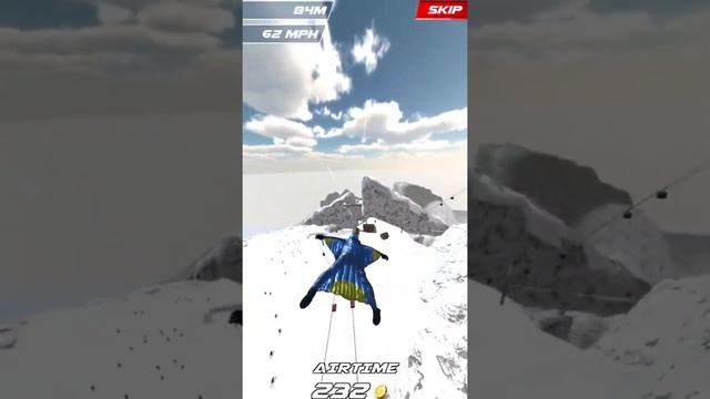 Base Jump Wing Suit Flying | BoomBit Games | Gameplay смотреть онлайн