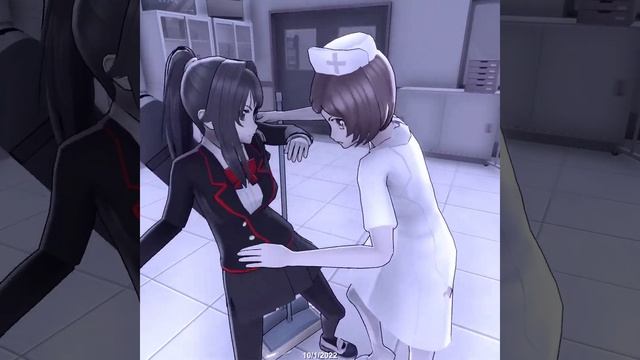 The Nurse Route 1 Minute Passing - Mission Mode - Yandere Simulator смотреть онлайн