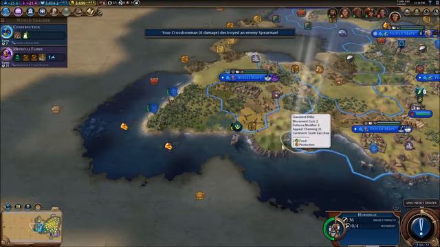 LP Civ VI Rise and fall, Lautaro, Diety, Part 11 смотреть онлайн