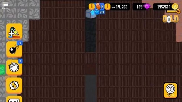 Gold Digger FRVR Deep Mining Dig and Match Exploration No elevator, no need for a parachute.