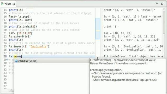 Lists in python | python for beginners | learn python. Python Tutorial part 6. смотреть онлайн