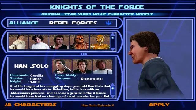 jedi academy KOTF charactorspart2(bountyhunter&Rebel forces) смотреть онлайн