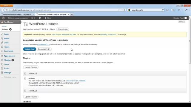 How to Upgrade wordpress to latest version смотреть онлайн