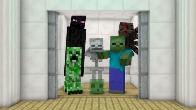 Pixel Frosty Elevator Collab Entry (Minecraft Animation) смотреть онлайн
