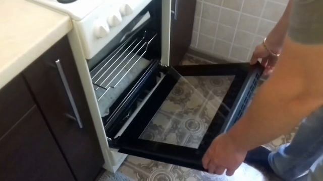 Як зняти дверцята духовки Hansa Whirlpool Gorenje Kaiser Bosch Samsung смотреть онлайн