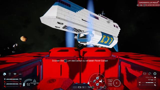 Space Engineers - rebuilding my Galaxy One and giving you a little peek смотреть онлайн
