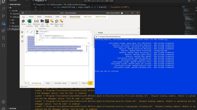 DAX Formatter as external tool смотреть онлайн