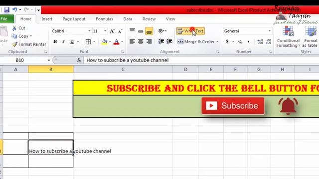 How to write multiple lines in excel cell: MS excel tutorial Bangla смотреть онлайн