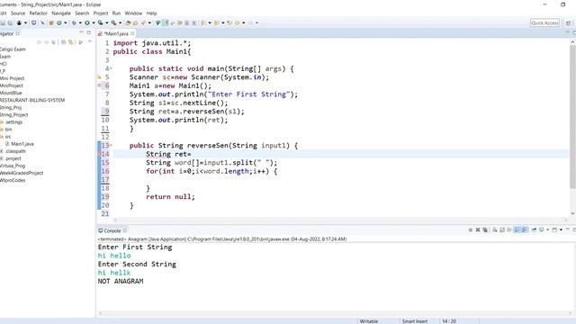Java Program Day -22 [ String Programs ] #java #programming #fullstack #install #array #bsktrendin смотреть онлайн