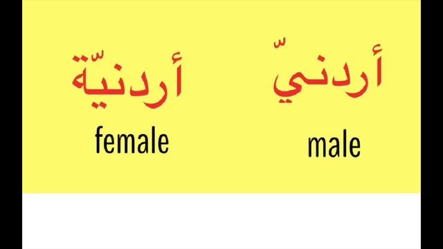 Changing the Country Name to the Nationality in Arabic смотреть онлайн