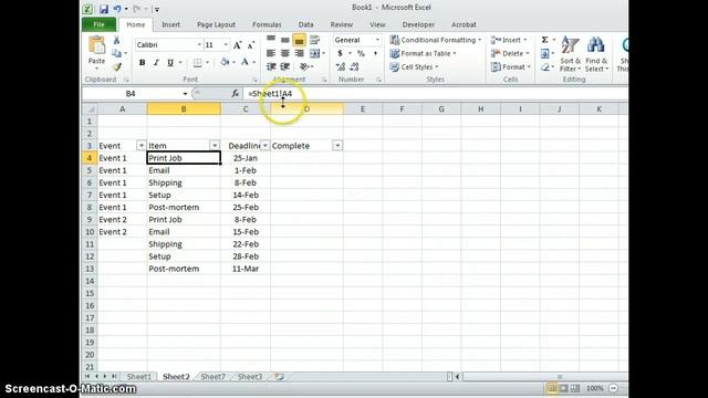 Excel: Production Calendar with Deadlines - Part 3 of 3 смотреть онлайн