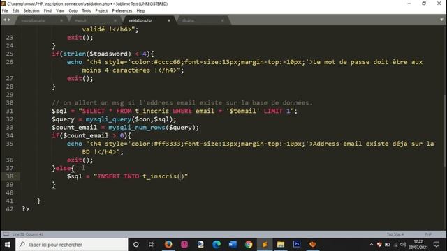 PHP Ajax #4 - Inscription & Connexion BD PHPMySQL смотреть онлайн