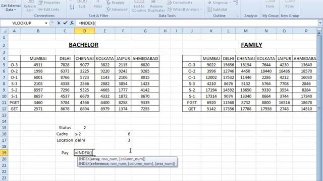 Match and Index Functions in Excel смотреть онлайн