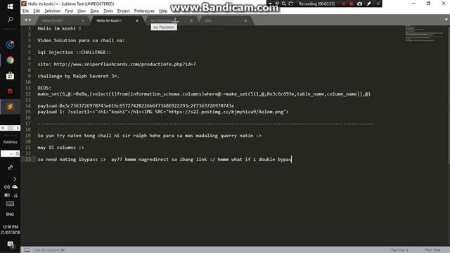 Sql Injection Challenge Solution смотреть онлайн