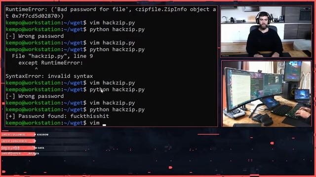 Python Zip Passwörter knacken - ungeschnittenes Video смотреть онлайн