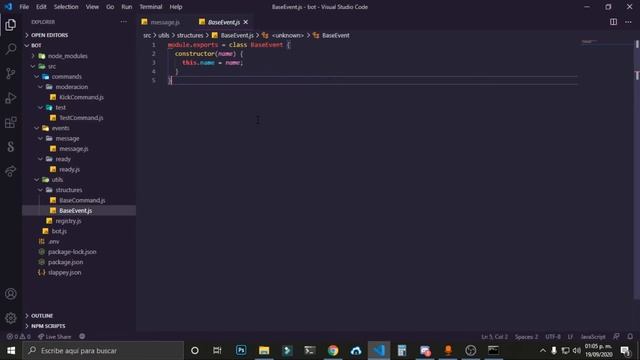 DISCORD JS - COMANDOS Y EVENTOS MODULADOS [EPISODIO #2] смотреть онлайн