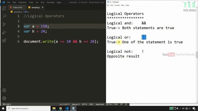 Logical Operators | JavaScript Malayalam Tutorial | Part 8 of 25 | смотреть онлайн