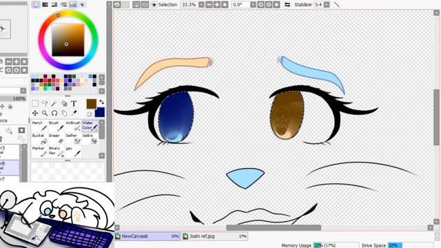 Joshi with makeup lol【SPEEDPAINT】 смотреть онлайн
