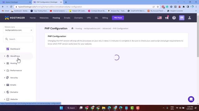 How to Update PHP version 8.2 in Hostinger Hosting Account смотреть онлайн