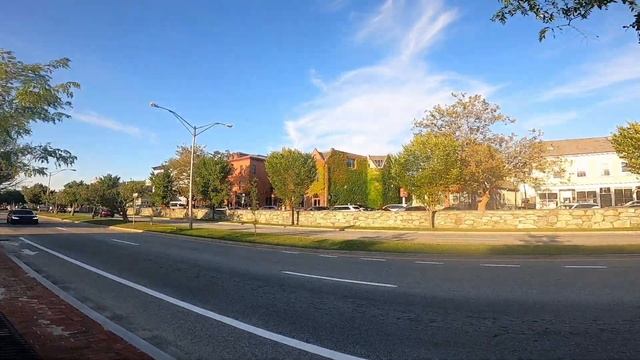 Прогулка по туристическому городу Newport в штате Rhode Island в США! смотреть онлайн