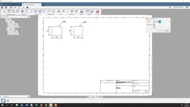 Import dwg template to Fusion 360 смотреть онлайн