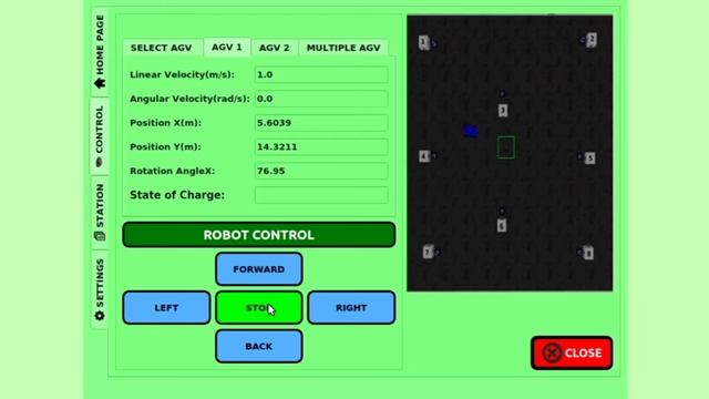 Desktop GUI with PyQT5 | for Autonomous Guided Vehicles | смотреть онлайн