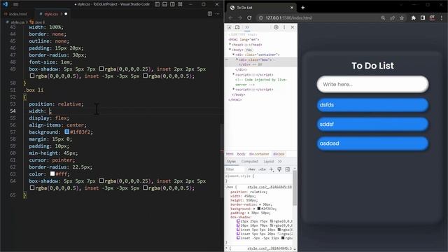 How To Create a To Do List App in Html CSS & JS | Javascript Project смотреть онлайн