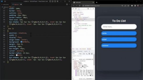 How To Create a To Do List App in Html CSS & JS | Javascript Project