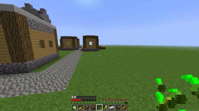 Minecraft Супер Плоский мир 2 серия: Новая деревня смотреть онлайн
