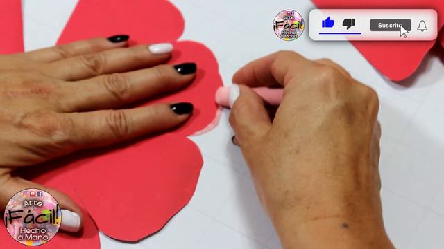 Cómo hacer esta hermosa Flor Decorativa en Cartulina 🌹 Paso a Paso l Super Fácil смотреть онлайн