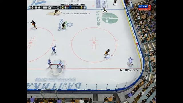 РХЛ 15. Реальный сезон за Северсталь. Матч №9. смотреть онлайн