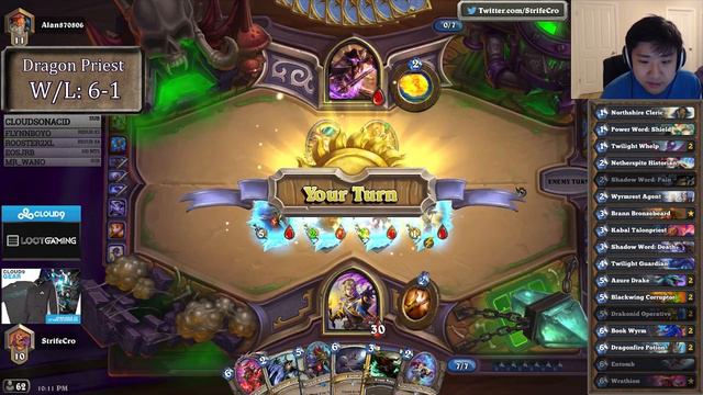 Hearthstone Gadgetzan Dragon Priest S33 #2: Languid Dragons смотреть онлайн