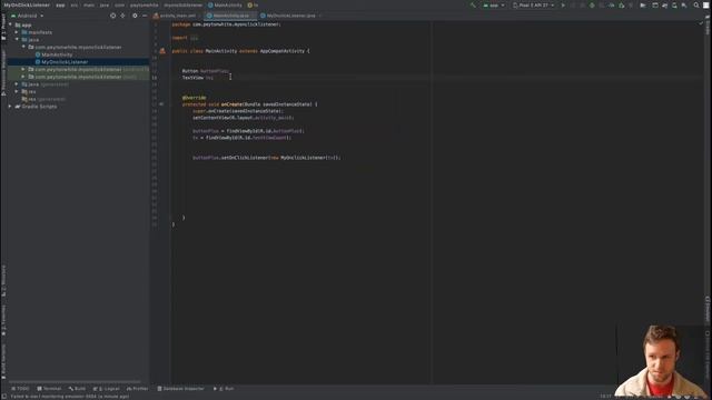 How To Create the onClickListener in a Separate Class In Android Studio (JAVA) - Beginner смотреть онлайн