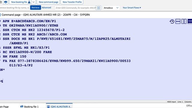Amadeus Training - Amadeus Queues