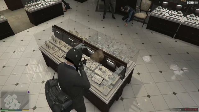 Grand Theft Auto V Mission :- The Jewel Store Job "HEIST" by BSS #gta #micheal Jewel Theft смотреть онлайн