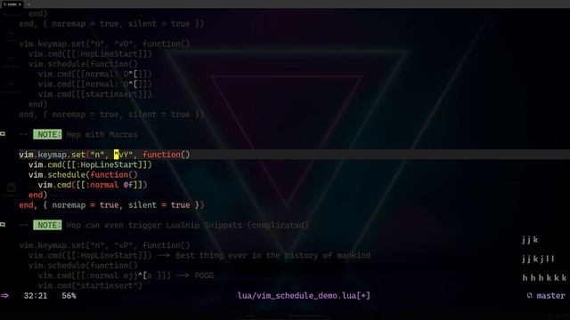Execute Vim Commands with Easy Motion using Nvim Hop and vim.schedule - Neovim Plugin Tips смотреть онлайн