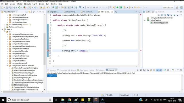 Different way to create String in java | Core Java Interview Question - String Literal & New Keywor смотреть онлайн