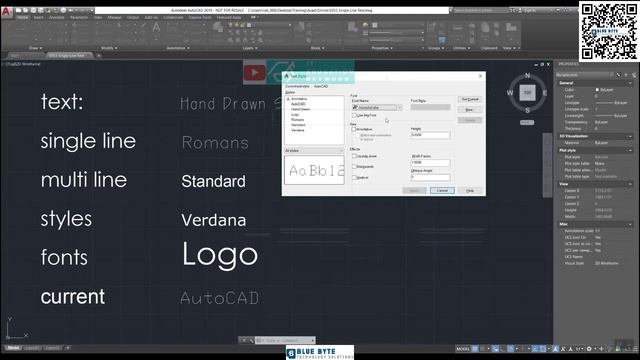 AutoCAD Training Course - 055 - Single Line Text смотреть онлайн